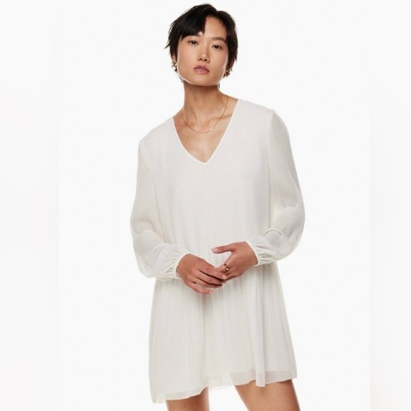 NWT Aritzia Wilfred Prophecy Dress Light Birch XS - Picture 5 of 10